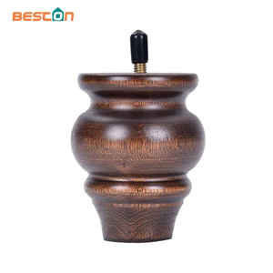 Patas para muebles de madera maciza en forma de calabaza: alta calidad, duraderas y duraderas para sofás, camas y sillas | Proveedor mayorista