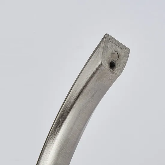 Manija de hardware de fundición a presión de aluminio, manija de gabinete de cocina cepillada con níquel de aleación de aluminio