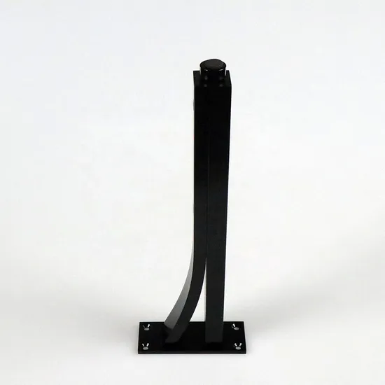 Muebles de gabinete sólido de aluminio, patas de soporte de latón dorado y negro
