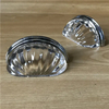 Shell Design Pin Cabinet Kitchen Crystal K9 Cromo y tirador de taza dorado