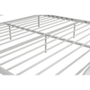 Estructura base de camas Queens Metal Hotel con plataforma de cabecera y pie de cama