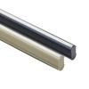 Accesorios de guardarropa Barra de armario ovalada con barra de armario de aluminio color champán negro claro
