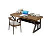 Pata de mesa de hierro con acabado en polvo negro industrial para mesa de comedor