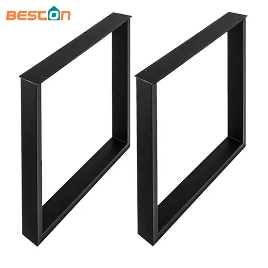 Patas de mesa de metal para oficina, comedor, café industrial, resistente, personalizadas, DIY