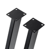 Mesa plegable de metal Patas de mesa plegables con estructura de acero