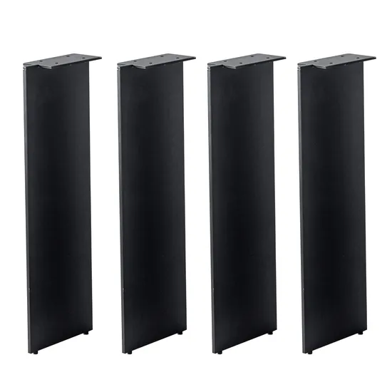 Herrajes para muebles de metal, patas de mesa de comedor de acero y hierro