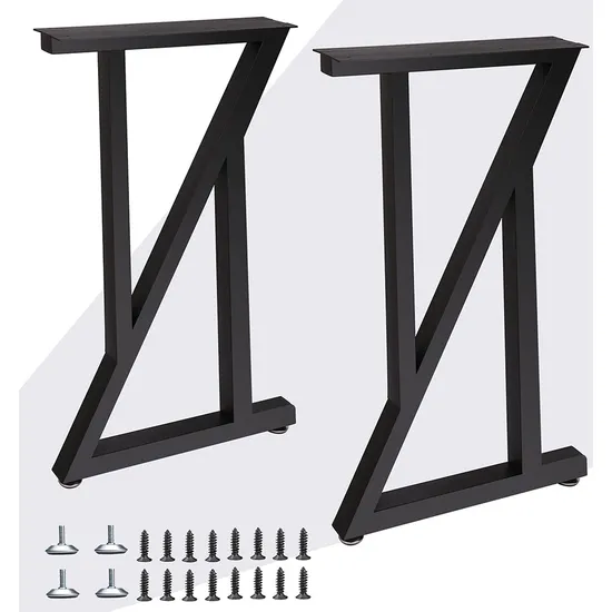 Patas de mesa de salón con soporte de mesa grande de hierro de estilo moderno