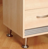 Patas de muebles de zinc y acero de lujo para sofás y gabinetes | Diseño metálico moderno.