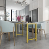 Patas de mesa doradas para escritorio de comedor resistente de hierro fundido