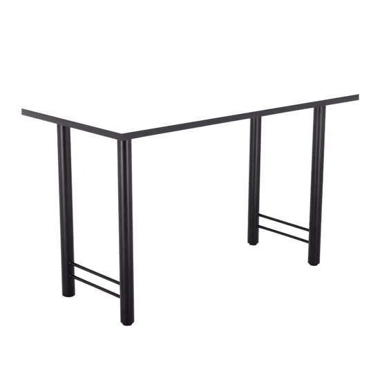Base de mesa de comedor cromada, herrajes para muebles, patas de mesa en forma de H