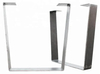Patas de mesa de metal en forma de U cónicas al mejor precio de nueva llegada