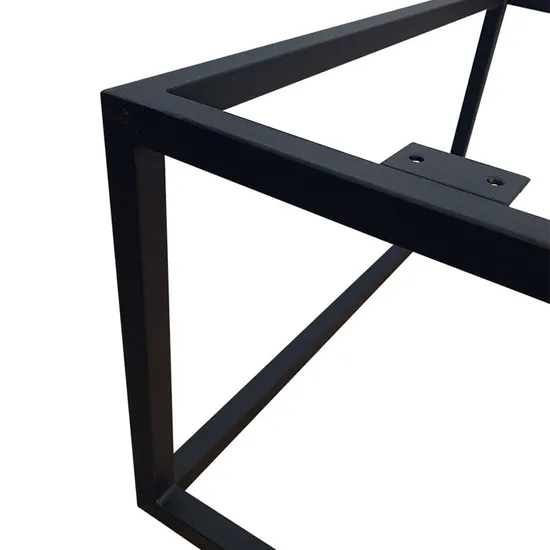 Pata de mesa de silla cromada de metal moderno
