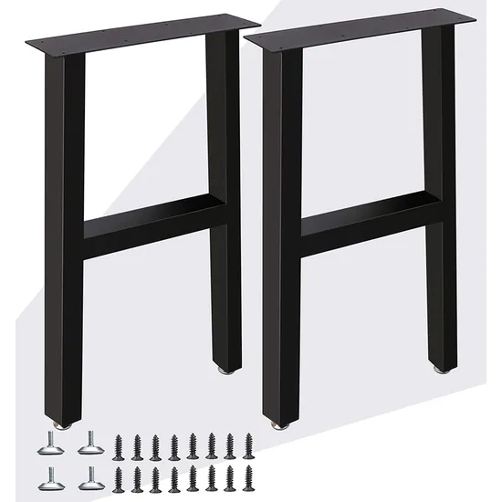 Patas de mesa de metal con forma duradera, venta al por mayor, estilo industrial