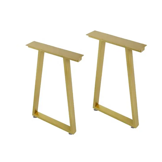 Muebles al por mayor de metal para mesa de comedor X patas para mesa