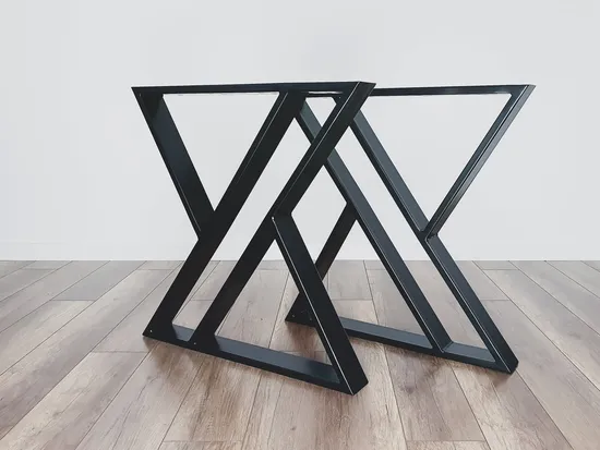 Muebles resistentes para oficina, restaurante, comedor, escritorio, patas de acero para mesa de comedor