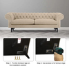 Patas de muebles de acero cromado de lujo en oro rosa: para sofás y camas