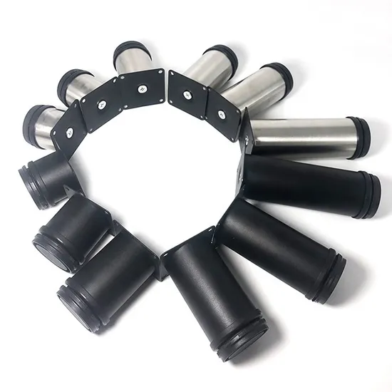 Patas de metal ajustables pequeñas para muebles: reemplazo moderno para sofás y cocinas