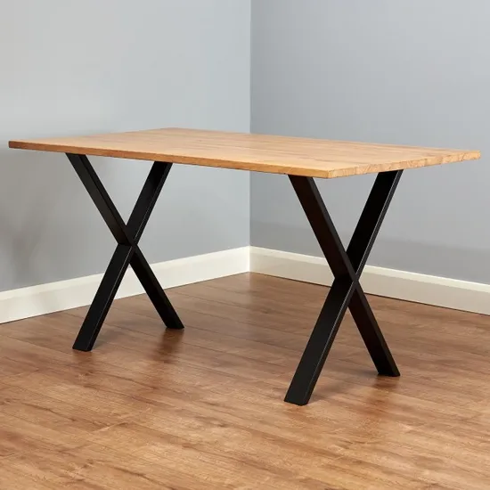 Patas de mesa de comedor de metal para muebles industriales al por mayor de acero y hierro