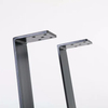 Patas de mesa planas de acero modernas de mediados de siglo