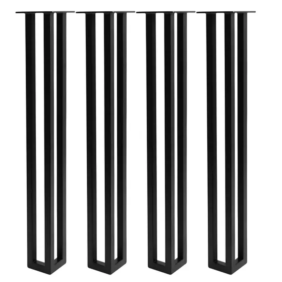 Patas de mesa de metal con soporte de banco industrial resistente de nuevo diseño