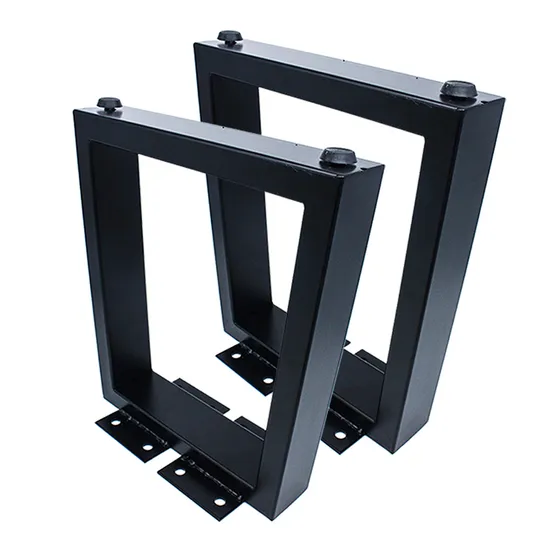 Banco industrial rústico resistente cubierta de computadora patas de muebles de bricolaje