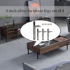 Patas de muebles de acero modernas para sofá/cama/gabinete: actualice su sofá con patas de metal resistentes
