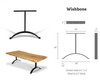 Patas de mesa de comedor de metal personalizadas Patas de mesa industriales de hierro fundido