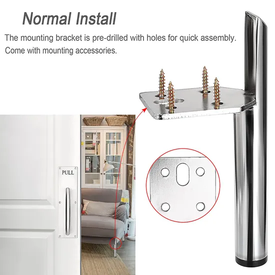 Patas de sofá modernas y elegantes | Patas de gabinete de acero dorado y metal cromado: herrajes para muebles elegantes para interiores de sala de estar y cocina