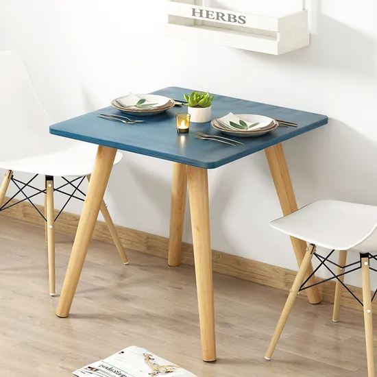 Patas de madera de roble redondas y cónicas, modernas y elegantes, hechas a medida para mesas de comedor, bancos de café y mesitas de noche 