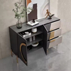 Gabinete de pasillo de madera maciza para almacenamiento de zapatos, moderno y ligero, para entrada y vestíbulo