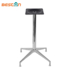 Base de mesa cruzada de aleación de aluminio para mesa de restaurante para ventas