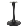 Base de mesa tipo tulipán para material de hierro duradero y recubrimiento en polvo blanco
