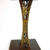 Pata de mesa de metal personalizada decorativa con base de torre de fábrica