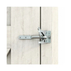 Pestillo galvanizado pequeño y resistente para puertas de metal y madera - Fácil de instalar