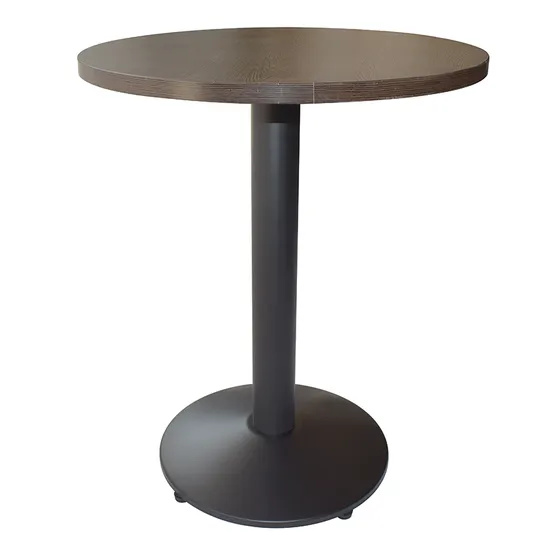 Base metálica de la mesa de cóctel de la altura de la barra redonda de la tabla del pub del fabricante de China