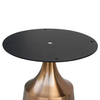 Base metálica de la pata de la tabla del oro de los muebles del acero inoxidable del cepillo para la mesa de comedor