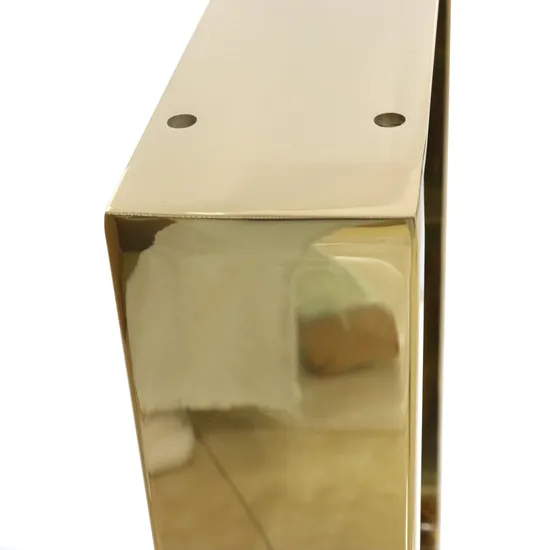 Muebles modernos resistentes para comedor, patas de mesa de metal de acero inoxidable