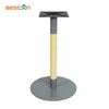 Patas de mesa redondas de tubo de hierro con base de mesa de alta calidad hechas de hierro