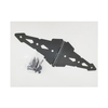 Kit de herrajes para puertas y cercas de madera de acero negro de alta resistencia OEM - Recubrimiento en polvo personalizado