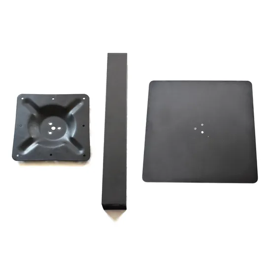 Patas de mesa de hierro de acero inoxidable pulido y cepillado Base de mesa para encimeras de granito