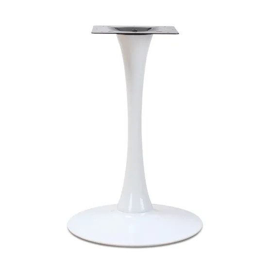 Base de mesa de hierro con forma de tulipán, base de mesa de comedor, patas de muebles de metal