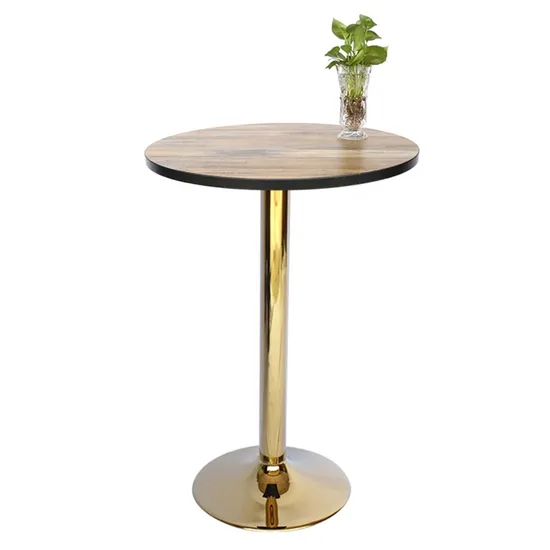 Base de mesa de comedor de hierro, soporte de mesa de centro de oro forjado