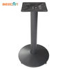 Base de mesa de hierro sólido plano negro de buena calidad para uso en restaurantes