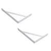 Soportes de soporte de pared Estante flotante Soporte triangular de metal reforzado con acero de un solo lado