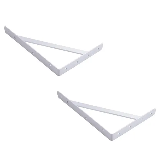 Soportes de soporte de pared Estante flotante Soporte triangular de metal reforzado con acero de un solo lado