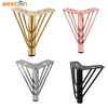 Patas de sofá ajustables de metal moderno: 12-18 cm de altura, patas de muebles elegantes para sofá y sillón