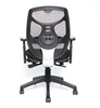 Silla de oficina de tela negra, modelos clásicos de buena calidad tipo B