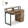 Gabinete minimalista inteligente para sala de estar, escritorio para juegos en forma de L, escritorio esquinero para ordenador