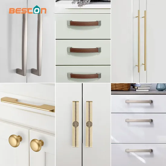 Tiradores y perillas únicos para muebles, tiradores de Hardware para manija de gabinete pequeño, aleación de aluminio