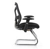 Silla de oficina giratoria de malla de alta tecnología Silla de oficina de tela negra